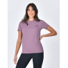 Camiseta Weatherbeeta de manga corta informal UV - Vino malva