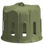 Comedero para heno Kerbl para pacas de heno circulares