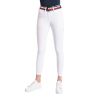 Pantalón de competición Tommy Hilfiger Equestrian Geneva para mujer con grip en las rodillas - Blanco óptico