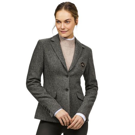 Americana blazer Tommy Hilfiger Equestrian Albany tweed mujer