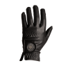 Guantes de equitación Kentucky Grip y Purpurina - Negro