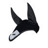 Bonete antimoscas Reflective Equestrian Stockholm luminoso - Negro luminoso
