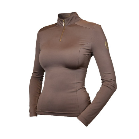 Polo UV Protection Equestrian Stockholm de manga larga para mujer