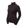 Jersey de cuello alto de punto Equestrian Stockholm para mujer - Marrón dorado
