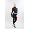 Legging Harcour Volta - Negro / gris claro