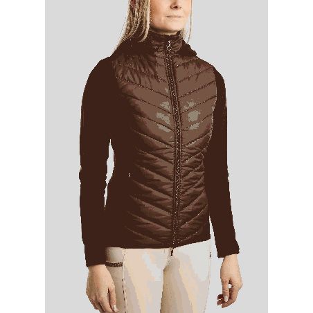 Chaqueta híbrida de cristal Montar para mujer con capucha desmontable