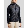 Chaqueta híbrida de cristal Montar para mujer con capucha desmontable - Oliva