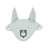 Gorra antimoscas Equestro cube stretch técnica con logotipo - Niebla gris