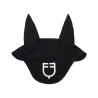 Gorra antimoscas Equestro cube stretch técnica con logotipo - Negro