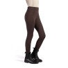 Leggings Mia con asiento completo de silicona HKM - Marrón oscuro