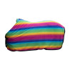 Manta de secado Rainbow para shettys HKM - Rayas multicolor