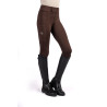 Legging Lana II Style asiento completo de silicona HKM - Marrón oscuro