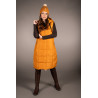 Chaqueta acolchada larga Arezzo Lauria Garrelli - Mostaza