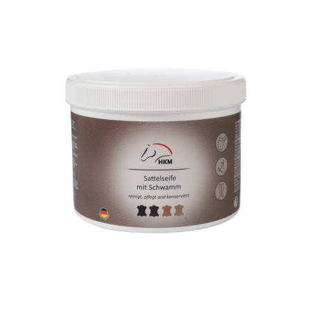 Jabón para silla con esponja 500 ml HKM