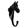 Soporte para cabeza de caballo HKM - Negro