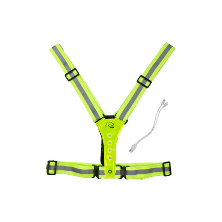 Chaleco luminoso con LED HKM