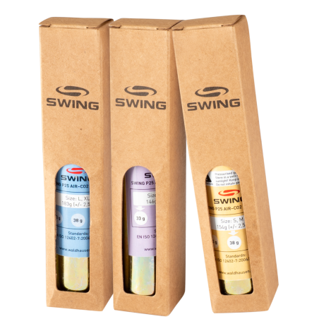 Cartucho de repuesto de CO2 para chaleco airbag Swing P25 AIR