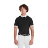 Camisa de concurso Horse Pilot de manga corta Aerolight para hombre - Negro