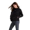 Sudadera de equitación con capucha Horse Pilot para mujer - Negro