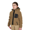 Sudadera polar infantil con cremallera Equestro - Incienso