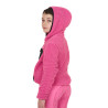 Sudadera polar infantil con cremallera Equestro - Rosa castillo