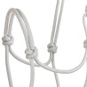 Cabezadas etológicas de cuerda anudada Pool's - Blanco