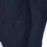 Chaqueta de concurso perforada hombre 3 botones Equestro - Americana marina