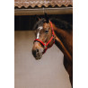 Cabezada de nailon Equithème Jacquard - Roja