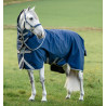 Manta Horseware Amigo 1200D FieldSafe Plus Turnout 100 g - Marino / gris titanio / plata