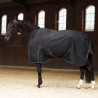 Manta de paddock Imperial Riding Basic con cubrecuellos desmontable de forro polar - Negro