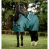 Manta Horseware Amigo Ripstop 900D Poney Turnout 200g - Verde dinastía / marino / plata