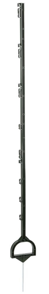 Poste de plástico con estribo AKO por 5 Verde Poste de plástico con estribo AKO por 5 Verde