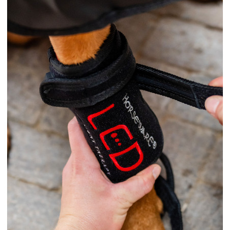 Protectores terapéuticos para perros Horseware con luz roja LED