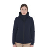 Chaqueta Equestro para mujer repelente al agua y cortaviento - Americana marina