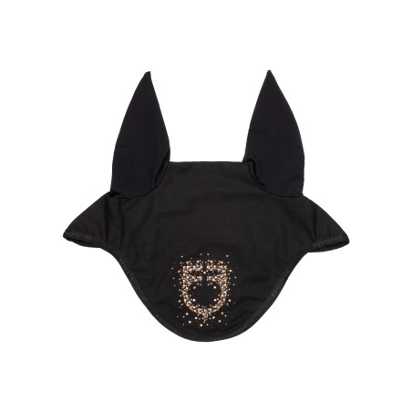 Gorro Equestro de tejido técnico con logotipo con purpurina