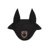Gorro Equestro de tejido técnico con logotipo con purpurina - Negro