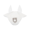 Gorro Equestro de tejido técnico con logotipo con purpurina - Blanco