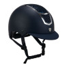 Casco Equestro con strass - Navy blue / plata