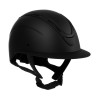 Casco para mujer Equestro Apocalypse con carcasa mate homologado EN 1384-2023 - Negro / negro