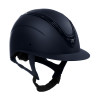 Casco para mujer Equestro Apocalypse con carcasa mate homologado EN 1384-2023 - Azul marino / azul marino brillante