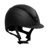 Casco unisex Equestro Apocalypse carcasa mate EN 1384-2023 - Negro / negro brillo