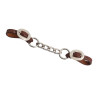 Cadena de muserola western Lakota de níquel - Aceite negro