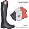 Parche para botas Pratoni Canter - Azúl / blanco / rojo