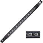 Frontaleras Canter negras/plateadas