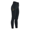Legging para mujer Equestro ligero de corte slim - Negro