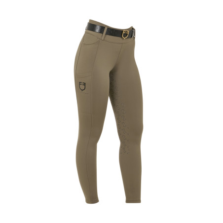 Legging para mujer Equestro de talle alto con trabillas para cinturón