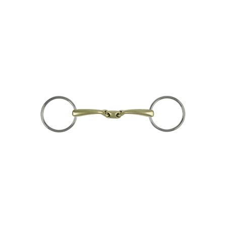 Mordedor de doble rotura de acero inoxidable Umbria Equitazione modelo 1257