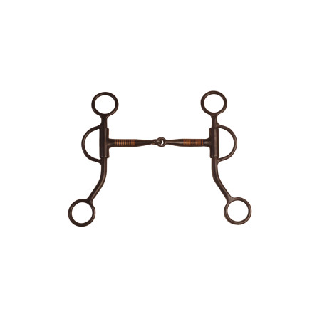 Mordaza western Pool’s negra con patas medianas