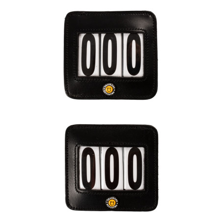 Porta-número de concurso Equestro 3 cifras 9×8 cm