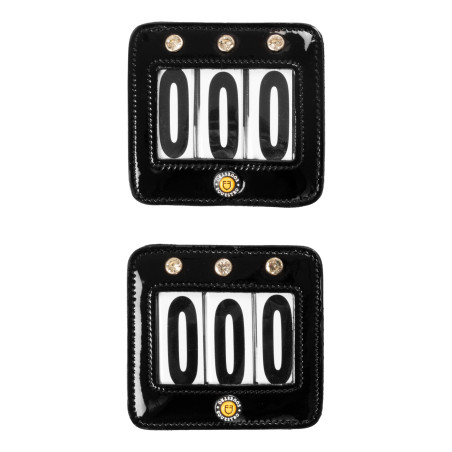 Porta-número de concurso Equestro con cristales